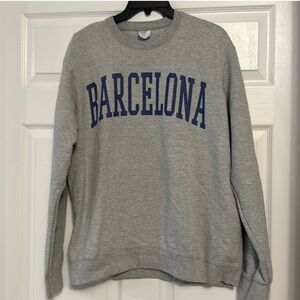 Gray Barcelona Women’s Sweatershirt
